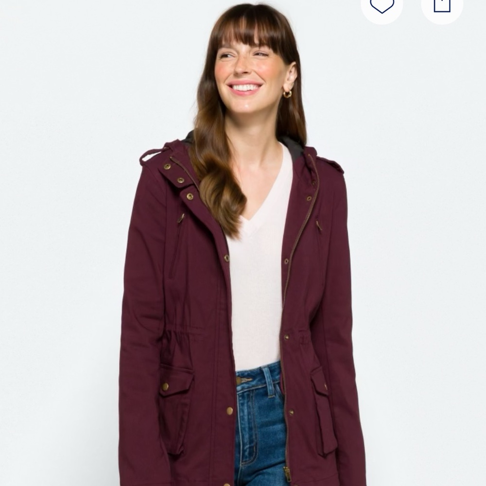 Purple Hooded Jacket - Picture 3 of 3